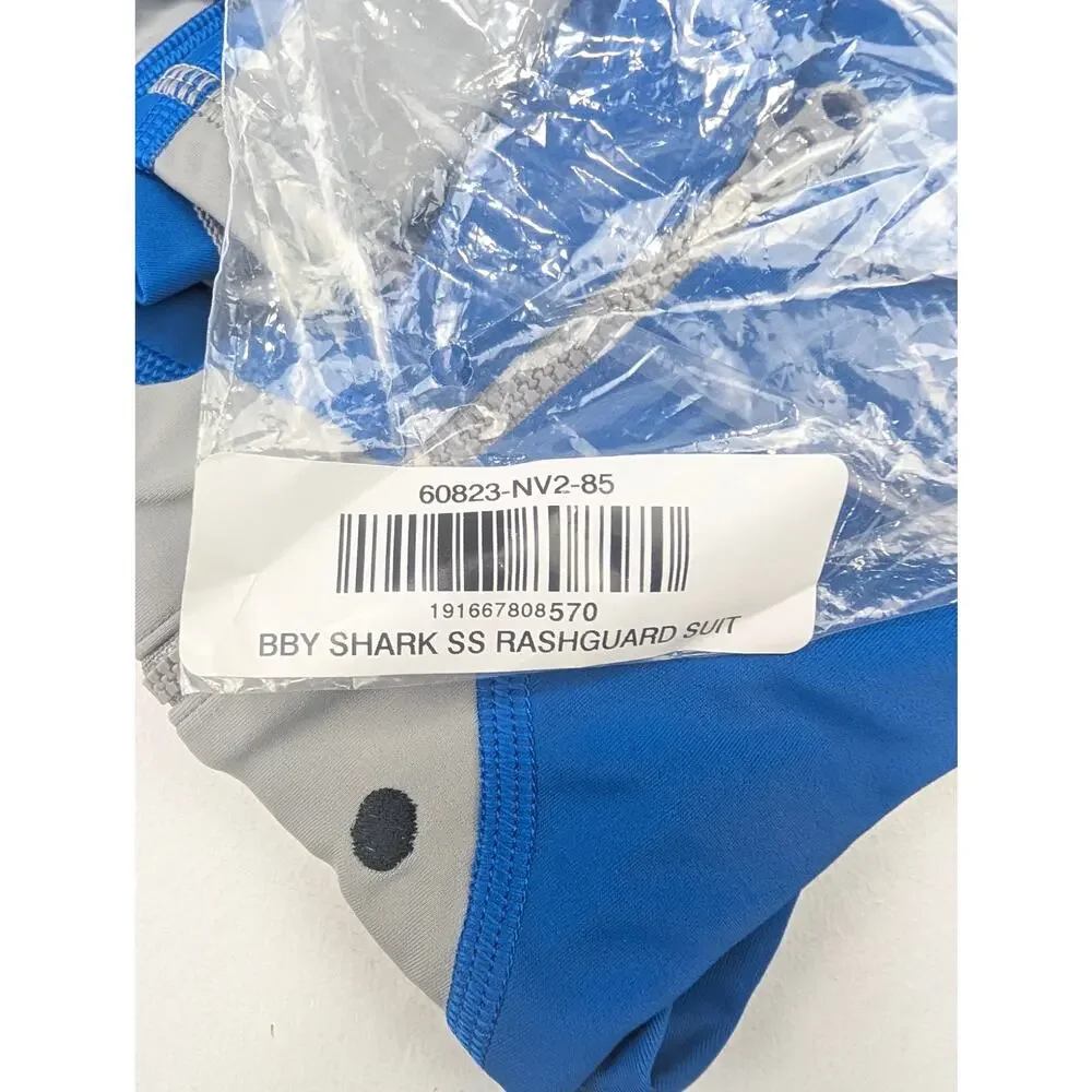 Hanna Andersson 2T Shark S/S Rashguard Suit